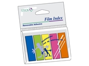 Notes Stick'n Notes index 45x12mm 5 färg