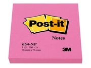 Notes POST-IT neon 76x76mm rosa
